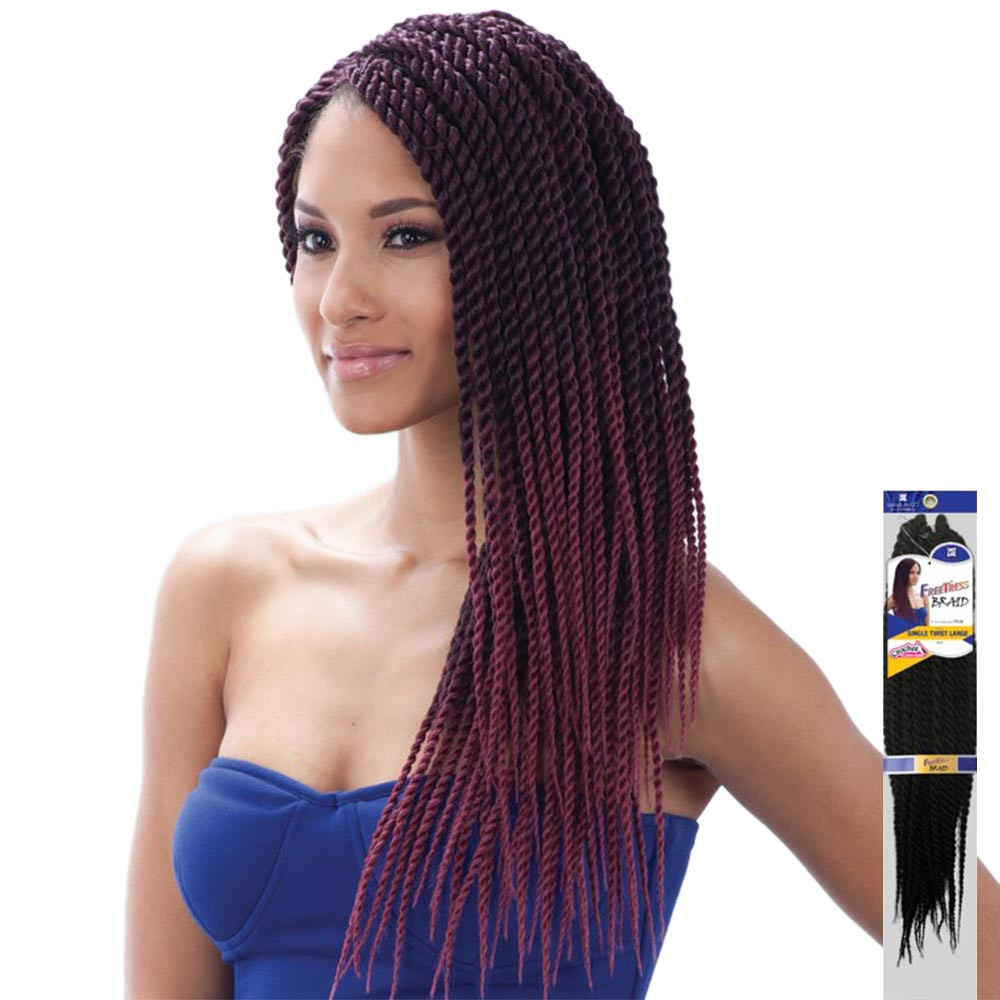 Freetress Braid Bulk Single Twist Large Crochet Top Hair Freetress Braid Bulk Single Twist Large Crochet