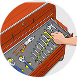 tool box foam organizer Tool Drawer Organizer