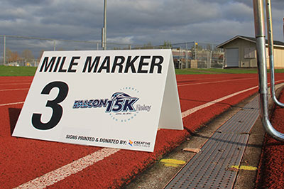 Signage Donated by Creative Safety Supply