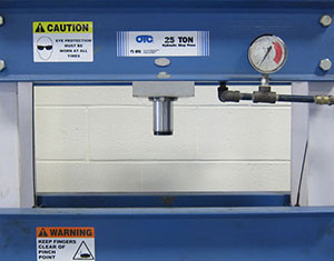 Safety Labels on Press