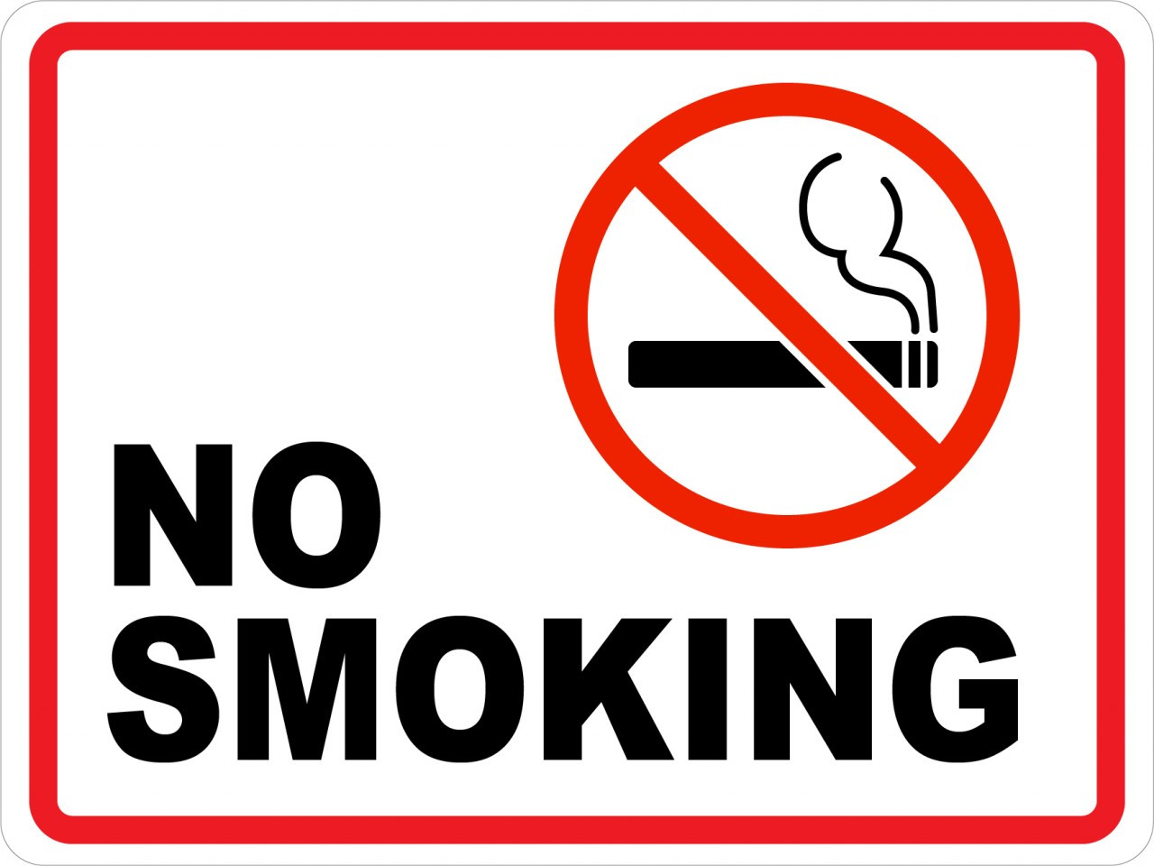 No Smoking Ii Wall Sign | Creative Safety Supply