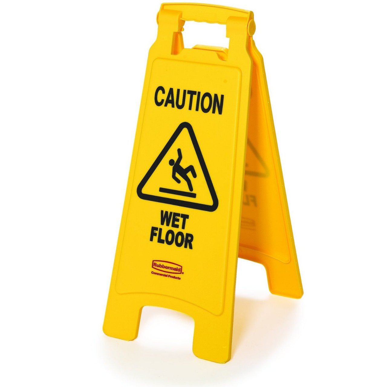 A-frame Two-Sided Caution Wet Floor Sign From Rubbermaid