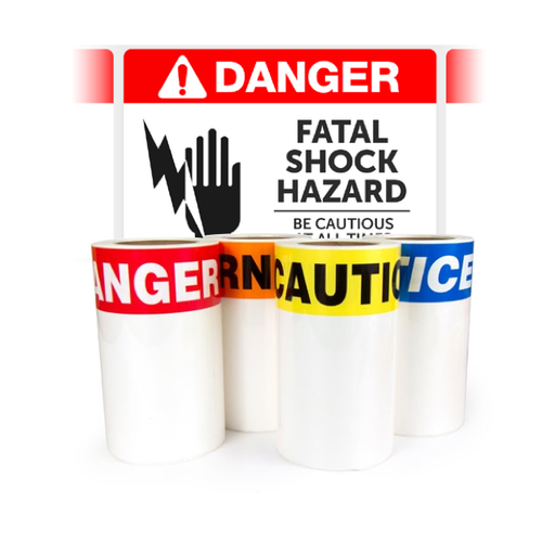 LabelTac 6 & LabelTac 9 Pre-Printed Header Die-Cut Label