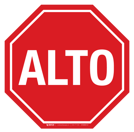ALTO Floor Sign | Creative Safety Supply