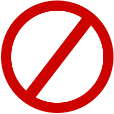 Restricted Approach Boundary icon