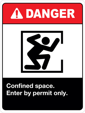 Confined Space Permit Sign Confined Space Permit
