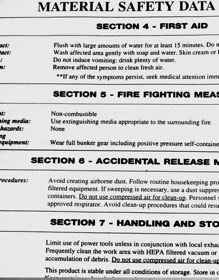MSDS example MSDS example