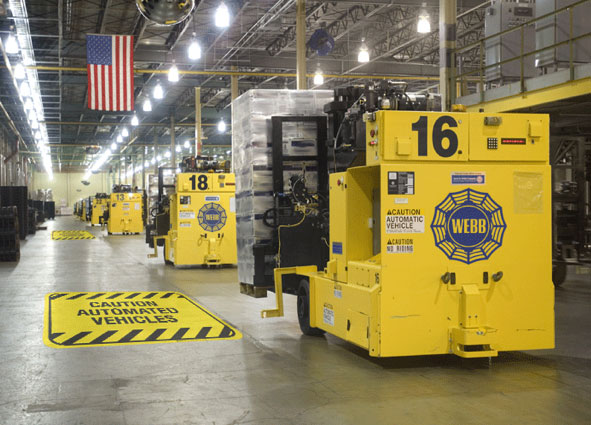 Floor Stickers - Caution Factory Floor Stickers