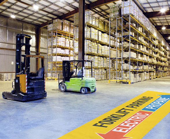 Safety Floor Stickers Forklift Parking Floor Stickers