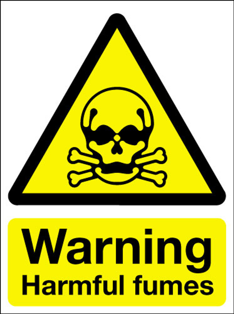 Warning Harmful Fumes Sign Signs 2 Safety   W37AR  87100.1265198093 