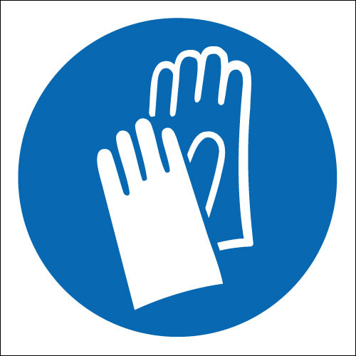 Hand protection logo - Signs 2 Safety
