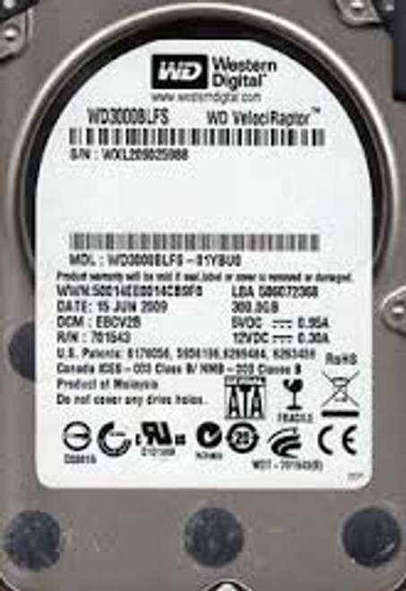 WESTERN DIGITAL 300GB 10K 2.5" SFF SATA HARD DRIVE WD3000BLFS 1 WESTERN DIGITAL 300GB 10K 2.5" SFF SATA HARD DRIVE WD3000BLFS 1
