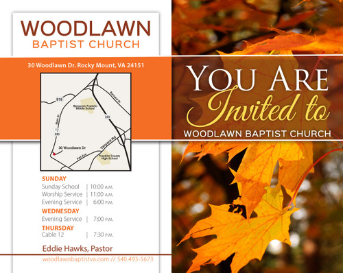 You Are Invited Fall Map Only