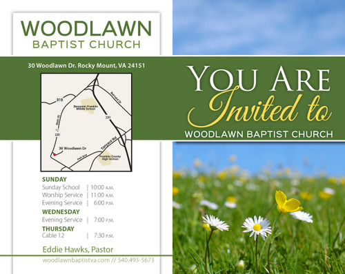 You Are Invited Flower Map Only
