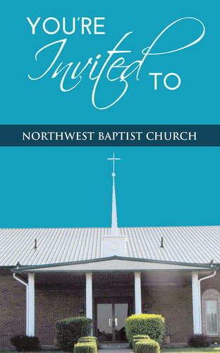 You're Invited Church Cover Blue