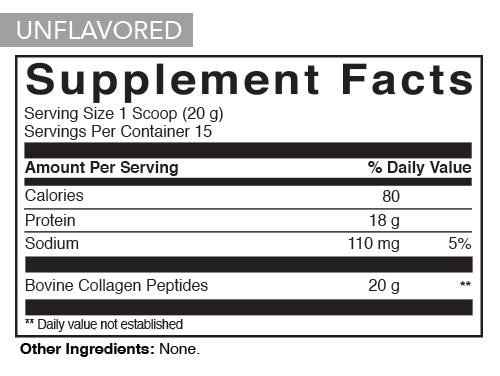 Unflavored Nutrition