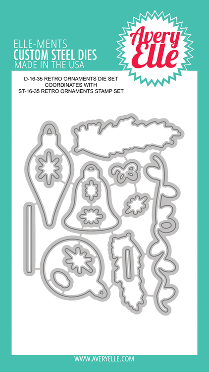 Retro Ornaments Dies