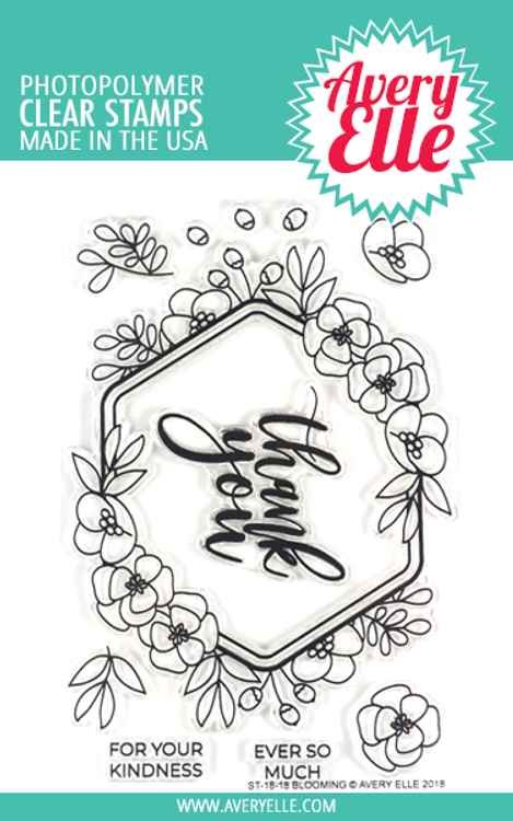 Avery Elle Blooming Clear Stamps