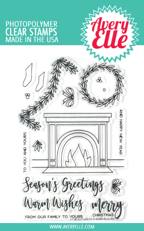 Avery Elle Fireside Clear Stamps