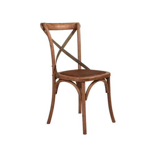 CROSS BACK CHAIR OAK, LITE ST (CBC02)