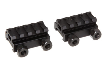 2X 1/2" RISER 4-Slot Low Riser WEAVER PICATINNY Scope Mount Rail AR15 223 5.56 2X 1/2" RISER 4-Slot Low Riser WEAVER PICATINNY Scope Mount Rail AR15 223 5.56