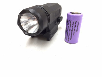 Pistol LED Flashlight 200 Lumens with Quick Release Mount- Polymer Pistol LED Flashlight 200 Lumens with Quick Release Mount- Polymer