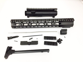 Upper kit - 12.5" Slim Keymod Handguard Free Float +upper receiver+gas tube+gas Block AR15 223 5.56 Upper kit - 12.5" Slim Keymod Handguard Free Float +upper receiver+gas tube+gas Block AR15 223 5.56