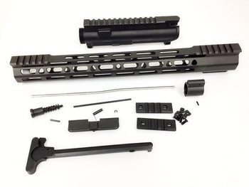 Upper kit - 15" Slim Mlok Handguard Free Float +upper receiver+gas tube+gas Block AR15 223 5.56 Upper kit - 15" Slim Mlok Handguard Free Float +upper receiver+gas tube+gas Block AR15 223 5.56