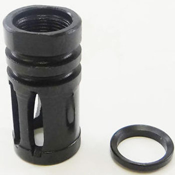 Muzzle Brake - Compact STEEL Bird cage Muzzle Brake 5/8-24 Pitch W/ free crush washer AR10 308 Muzzle Brake - Compact STEEL Bird cage Muzzle Brake 5/8-24 Pitch W/ free crush washer AR10 308