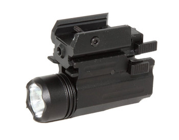 Compact Pistol LED Flashlight with Low Profile Red Laser Sight fits Glock Ruger Compact Pistol LED Flashlight with Low Profile Red Laser Sight fits Glock Ruger