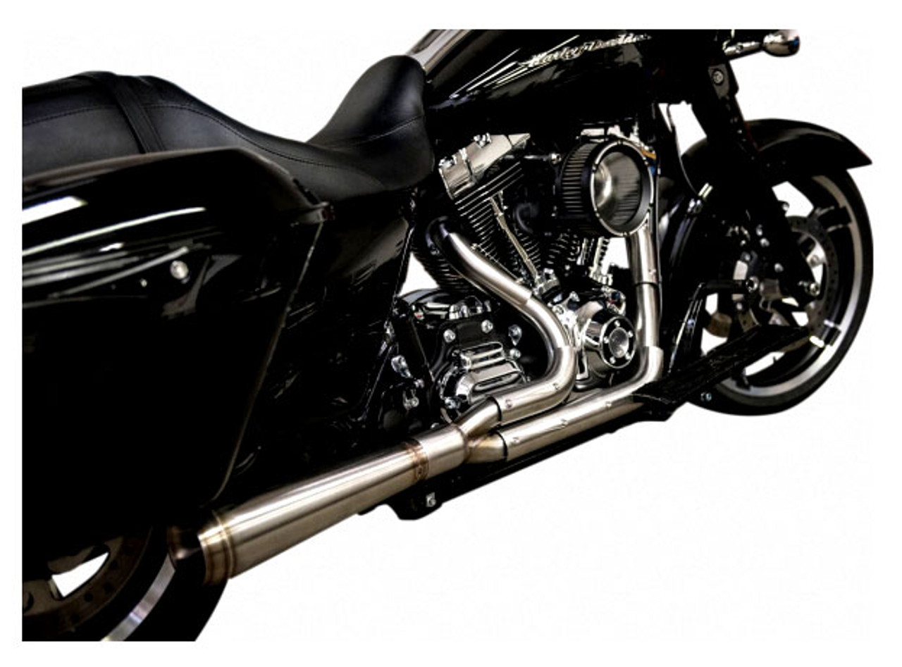 Trask Stainless 2-into-1 Exhaust for Harley-Davidson Touring Models '09