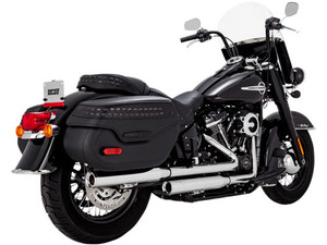 Vance & Hines Eliminator 300 Slip-ons for '18-Up Harley-Davidson Heritage & Deluxe models - Chrome