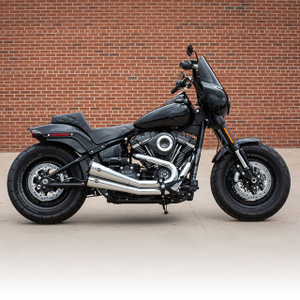 S&S Cycle Grand National 2-into-2 49 State Exhaust System for '18-Up Harley Davidson Softail Fat Bob Models - Chrome