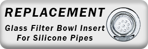 Replacement Glass Filter Bowl Inserts sold here.