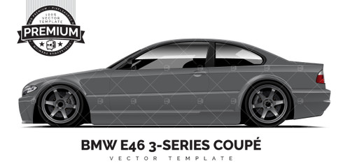 BMW E36 M3 Drift Car Vector Template Pixelsaurus BMW E36 M3 Drift Car Vector Template Pixelsaurus