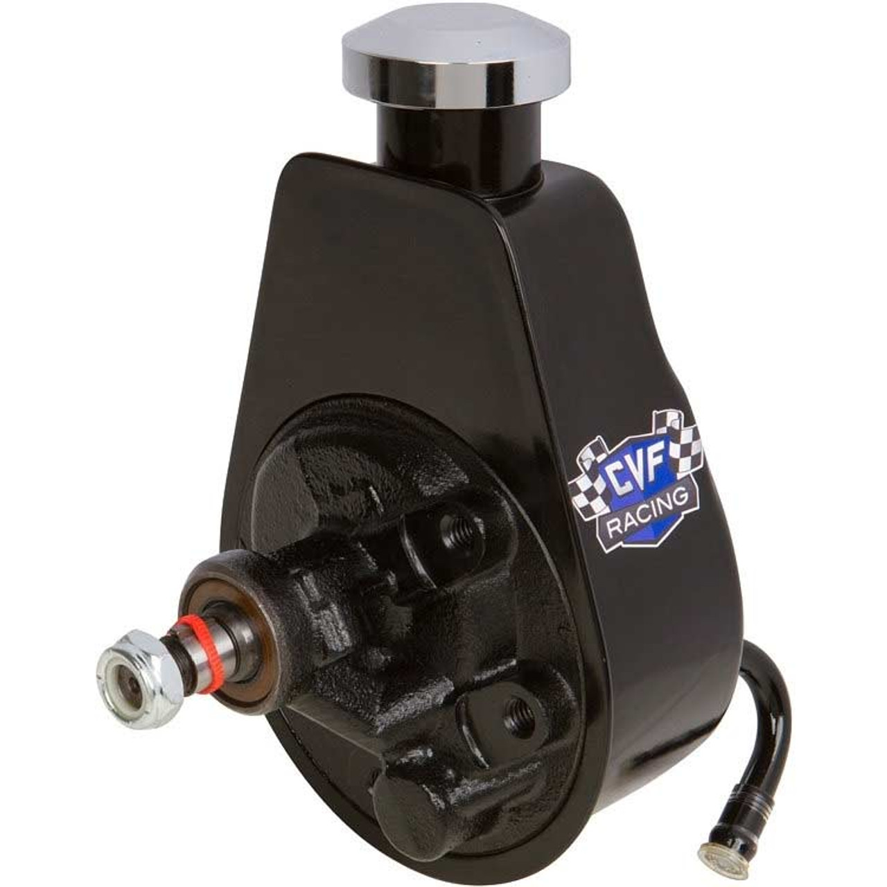 Black Saginaw Power Steering Pump With Keyway Shaft