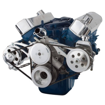 Ford 289-302-351W V-Belt System - Alternator & Power Steering, Shorty Water Pump Ford 289-302-351W V-Belt System - Alternator & Power Steering, Shorty Water Pump