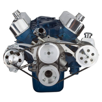 Ford 289-302-351W V-Belt System - Alternator & Power Steering, Shorty Water Pump Ford 289-302-351W V-Belt System - Alternator & Power Steering, Shorty Water Pump