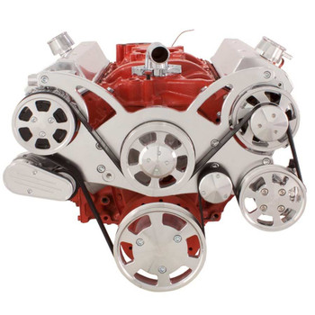 Serpentine System for SBC 283-350-400 - AC, Power Steering & Alternator Serpentine System for SBC 283-350-400 - AC, Power Steering & Alternator