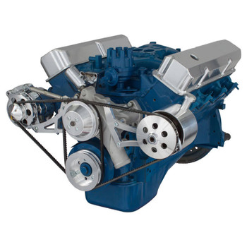 Ford 390 V-Belt System - Alternator & Power Steering with Ford Pump Ford 390 V-Belt System - Alternator & Power Steering with Ford Pump