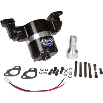 Chevy Small Block Electric Water Pump - 35 GPM, Black Chevy Small Block Electric Water Pump - 35 GPM, Black