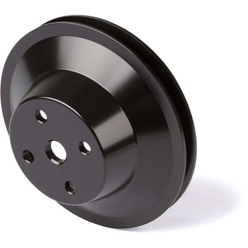 Stealth Black Big Block Chevy Water Pump Pulley 1 Groove Stealth Black Big Block Chevy Water Pump Pulley 1 Groove