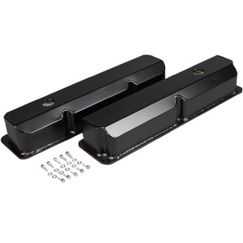 Stealth Black Powdercoat Ford FE Valve Covers and Hardware Stealth Black Powdercoat Ford FE Valve Covers and Hardware