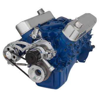 Ford 289-302-351W V-Belt System for Alternator Only with Electric Water Pump Ford 289-302-351W V-Belt System for Alternator Only with Electric Water Pump