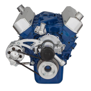 Ford 289-302-351W V-Belt System for Alternator Only with Electric Water Pump Ford 289-302-351W V-Belt System for Alternator Only with Electric Water Pump
