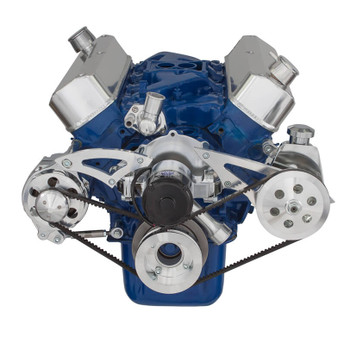 Ford 289-302-351W V-Belt System - Alternator & Power Steering with Electric Water Pump Ford 289-302-351W V-Belt System - Alternator & Power Steering with Electric Water Pump