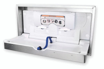 World Dryer DryBaby Chaging Station ABC-300HS Stainless Steel Surface Mount World Dryer DryBaby Chaging Station ABC-300HS Stainless Steel Surface Mount