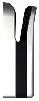 Side profile of the Veltia hand dryer Side profile of the Veltia hand dryer