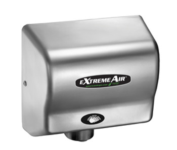 American Dryer EXTREMEAIR EXT7-C Steel Satin Chrome commercial hand dryer American Dryer EXTREMEAIR EXT7-C Steel Satin Chrome commercial hand dryer
