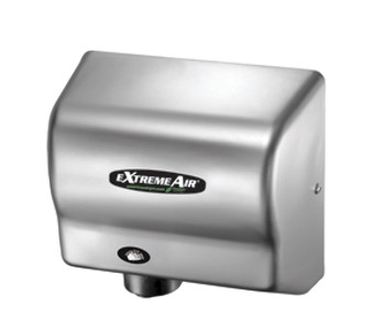 American Dryer EXTREMEAIR EXT7-C Steel Satin Chrome commercial hand dryer American Dryer EXTREMEAIR EXT7-C Steel Satin Chrome commercial hand dryer